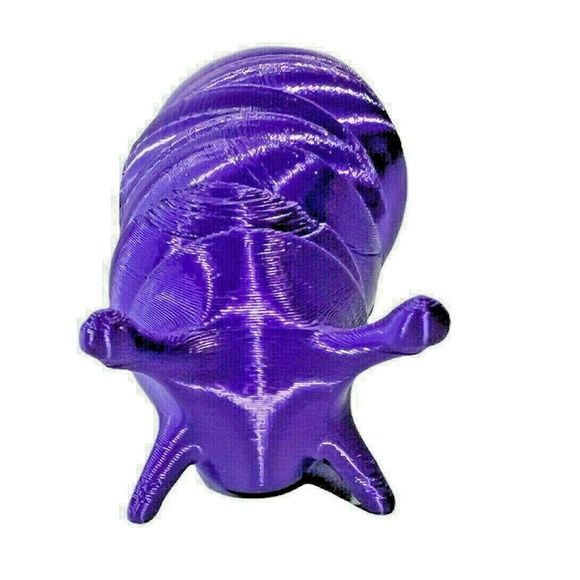 COPY - 3D Printed Articulated Fidget Purple Slug Toy Desk Accessory Stress Reli… - Picture 7 of 9
